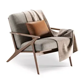 Cavett Wood Frame Accent Chair